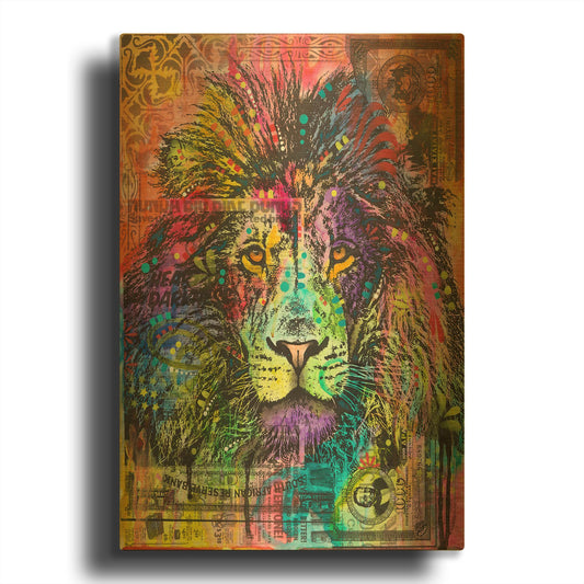 'Reserve' By Dean Russo Gold Metal Wall Art