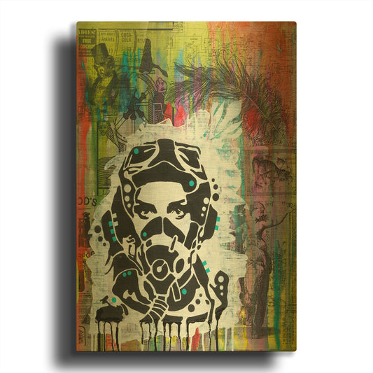 'All Geared Up' By Dean Russo Gold Metal Wall Art