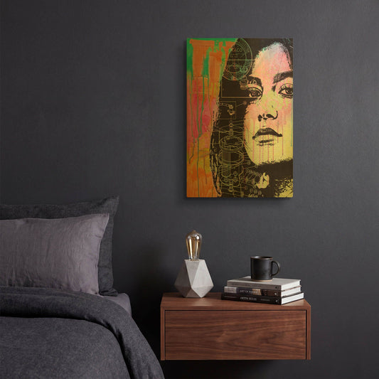 'The Look' By Dean Russo Gold Metal Wall Art
