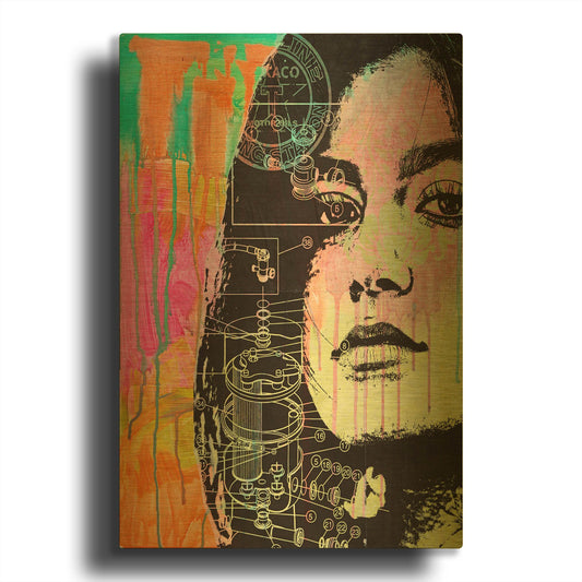 'The Look' By Dean Russo Gold Metal Wall Art
