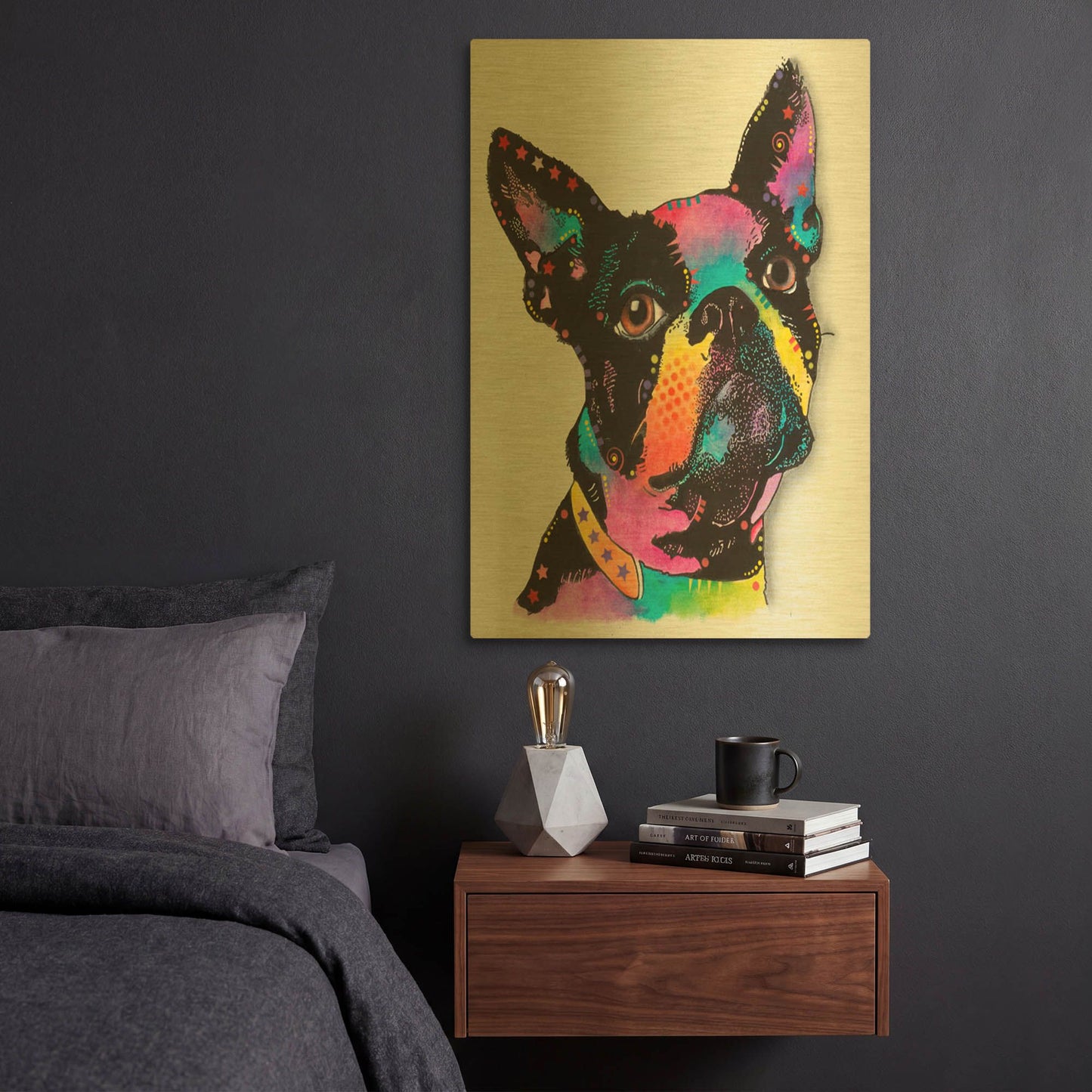 'Serge' By Dean Russo Gold Metal Wall Art