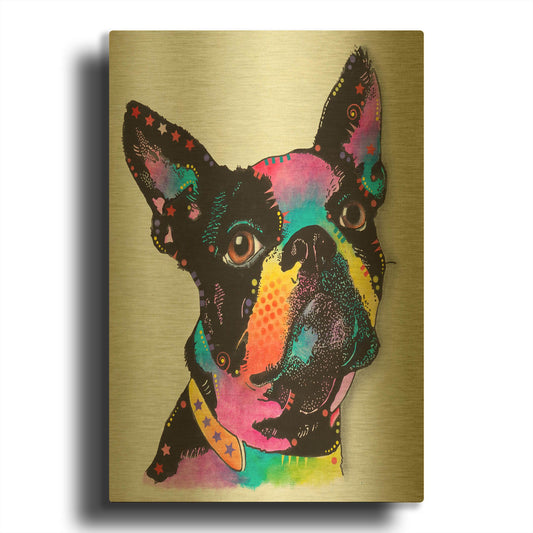 'Serge' By Dean Russo Gold Metal Wall Art
