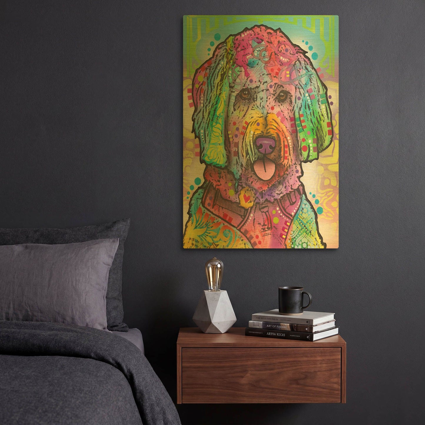 'Layla' By Dean Russo Gold Metal Wall Art
