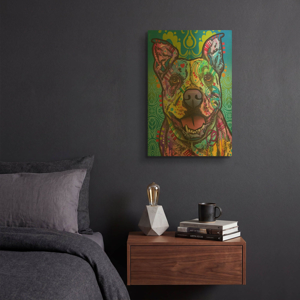 'Butters' By Dean Russo Gold Metal Wall Art