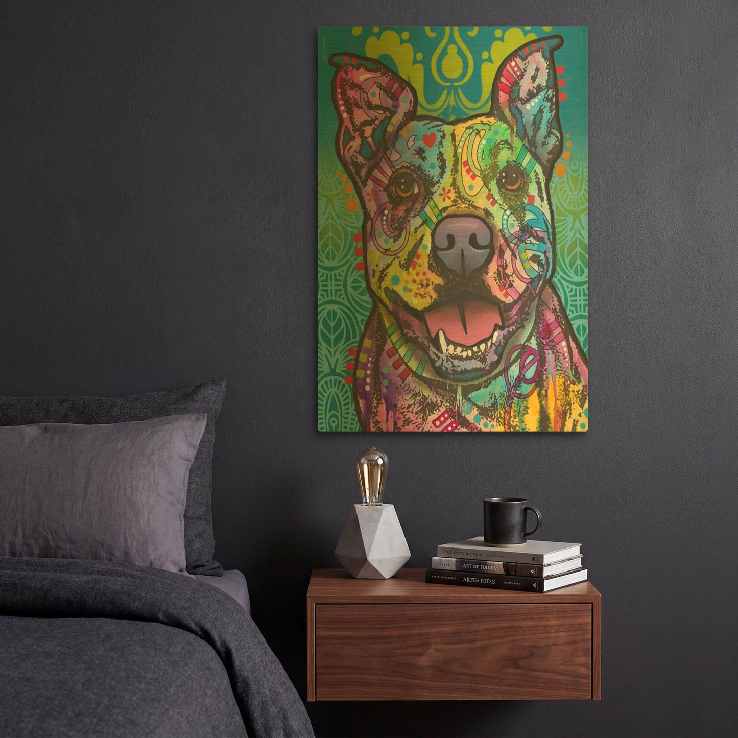 'Butters' By Dean Russo Gold Metal Wall Art