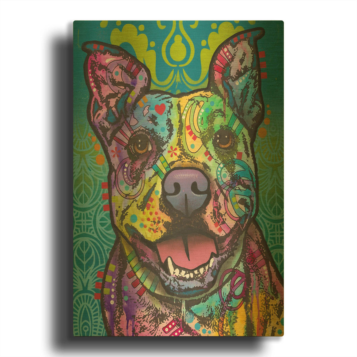 'Butters' By Dean Russo Gold Metal Wall Art