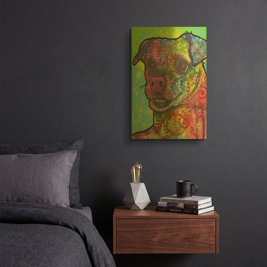 'Flora' By Dean Russo Gold Metal Wall Art