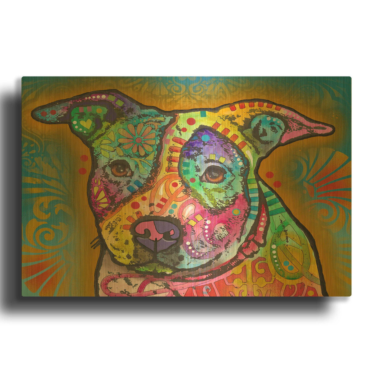 'Jojo' By Dean Russo Gold Metal Wall Art