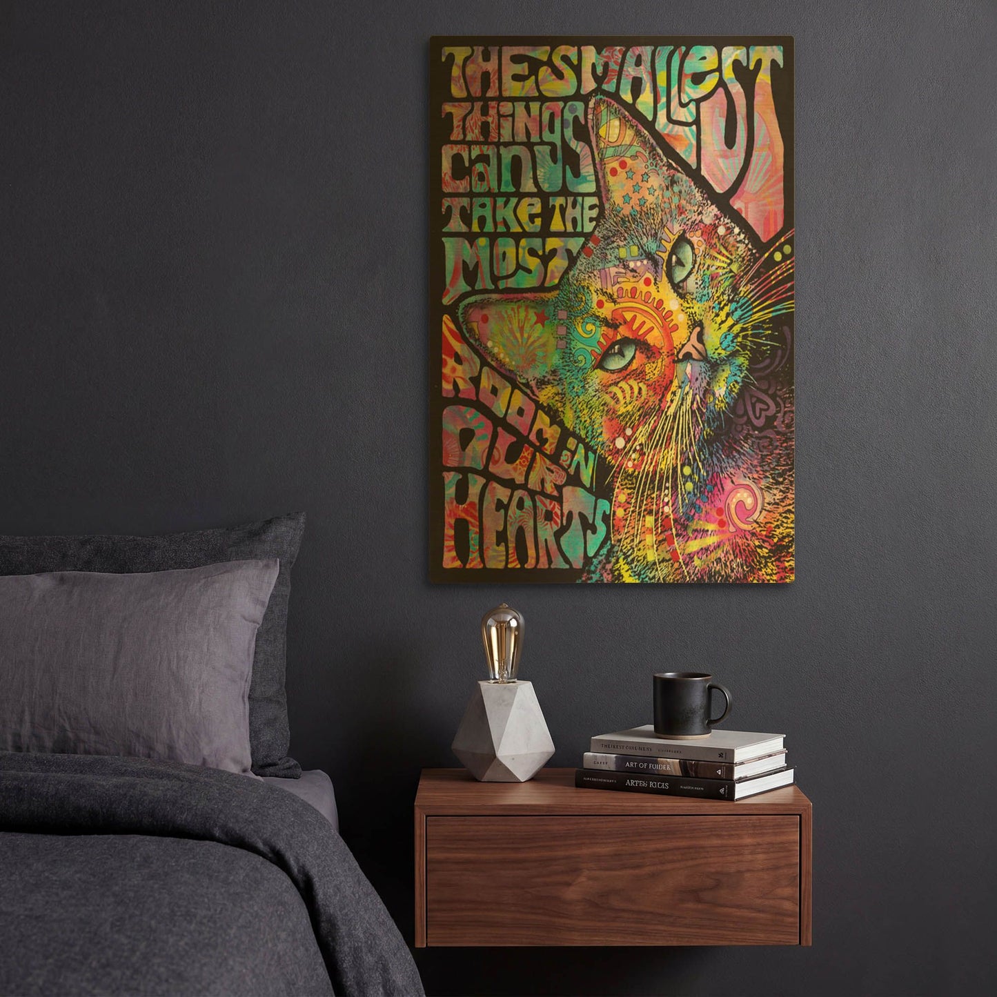 'The Smallest Things' By Dean Russo Gold Metal Wall Art