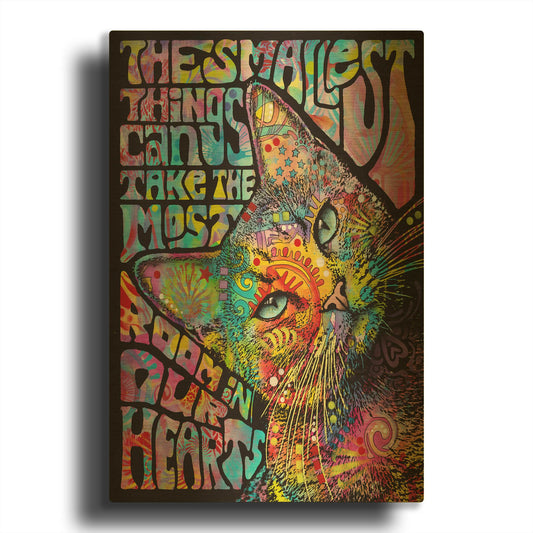 'The Smallest Things' By Dean Russo Gold Metal Wall Art
