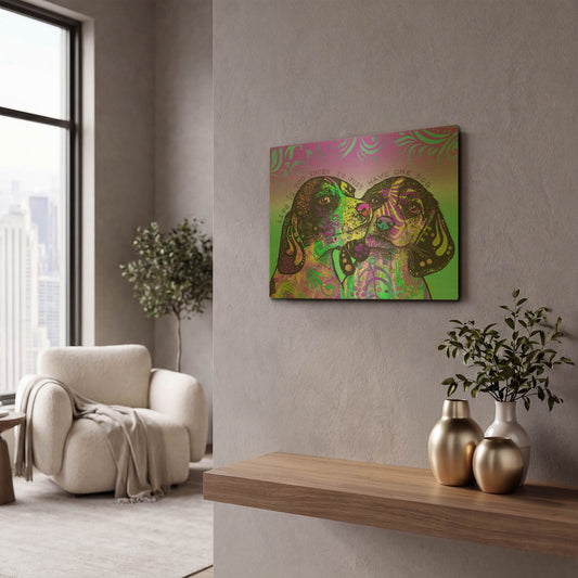 'Life Is Too Short' By Dean Russo Gold Metal Wall Art