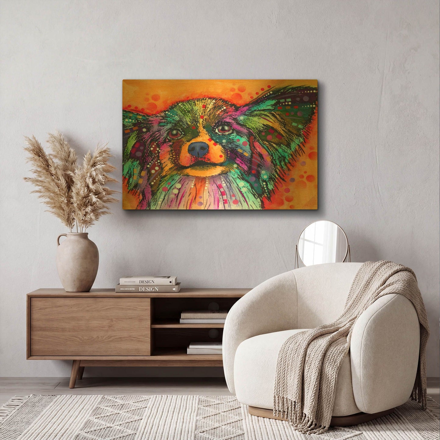 'Papillion' By Dean Russo Gold Metal Wall Art