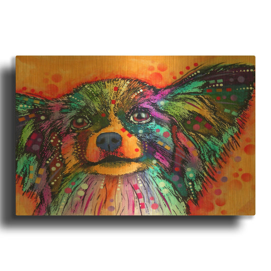 'Papillion' By Dean Russo Gold Metal Wall Art
