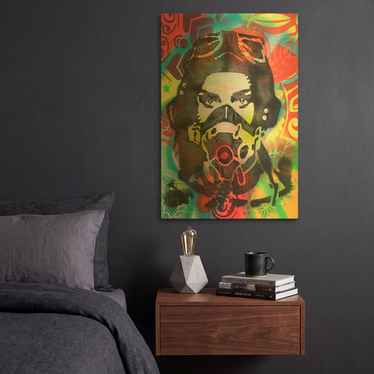 'Flygirl' By Dean Russo Gold Metal Wall Art