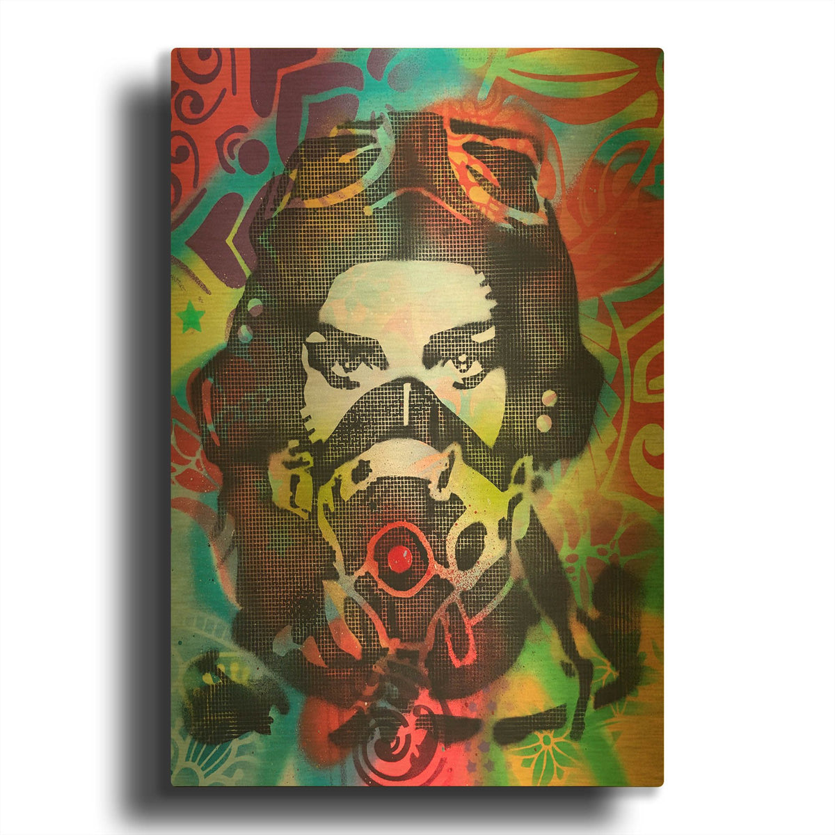 'Flygirl' By Dean Russo Gold Metal Wall Art