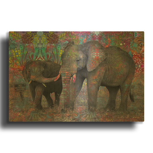 'No Hunting' By Dean Russo Gold Metal Wall Art