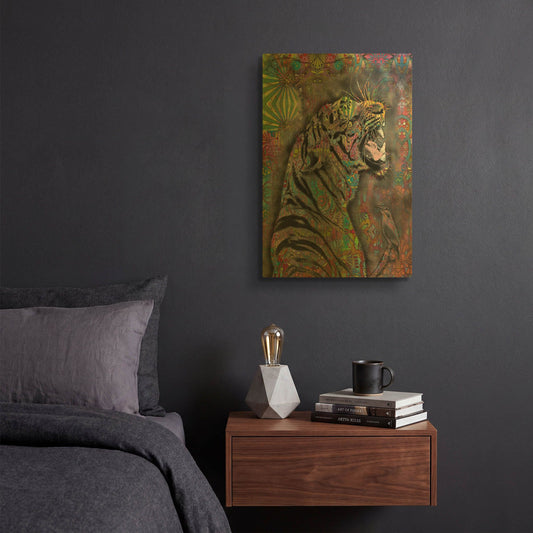 'Into The Wild' By Dean Russo Gold Metal Wall Art