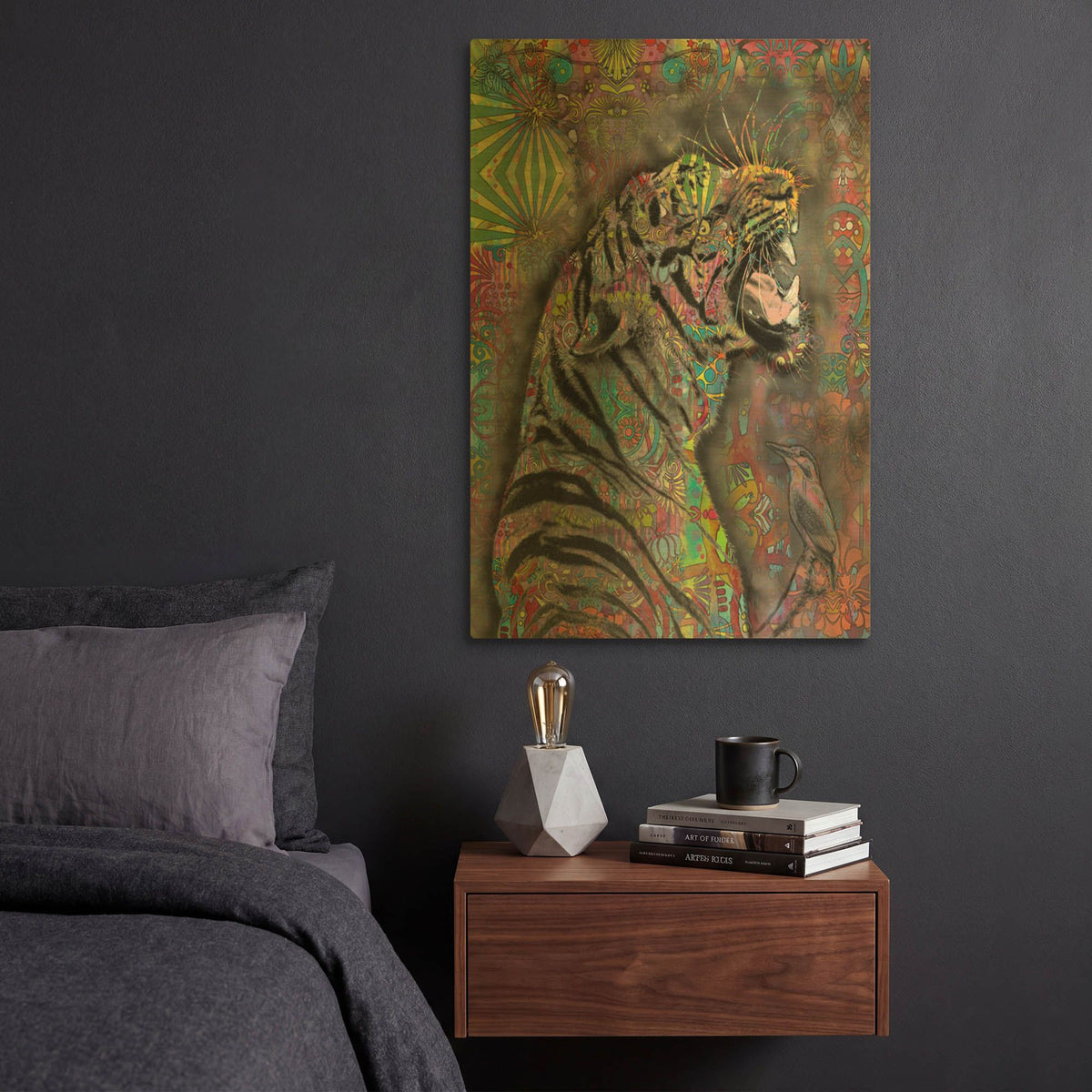 'Into The Wild' By Dean Russo Gold Metal Wall Art