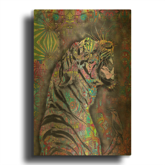 'Into The Wild' By Dean Russo Gold Metal Wall Art
