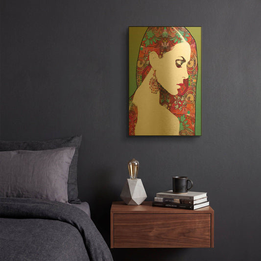 'Majestic' By Dean Russo Gold Metal Wall Art