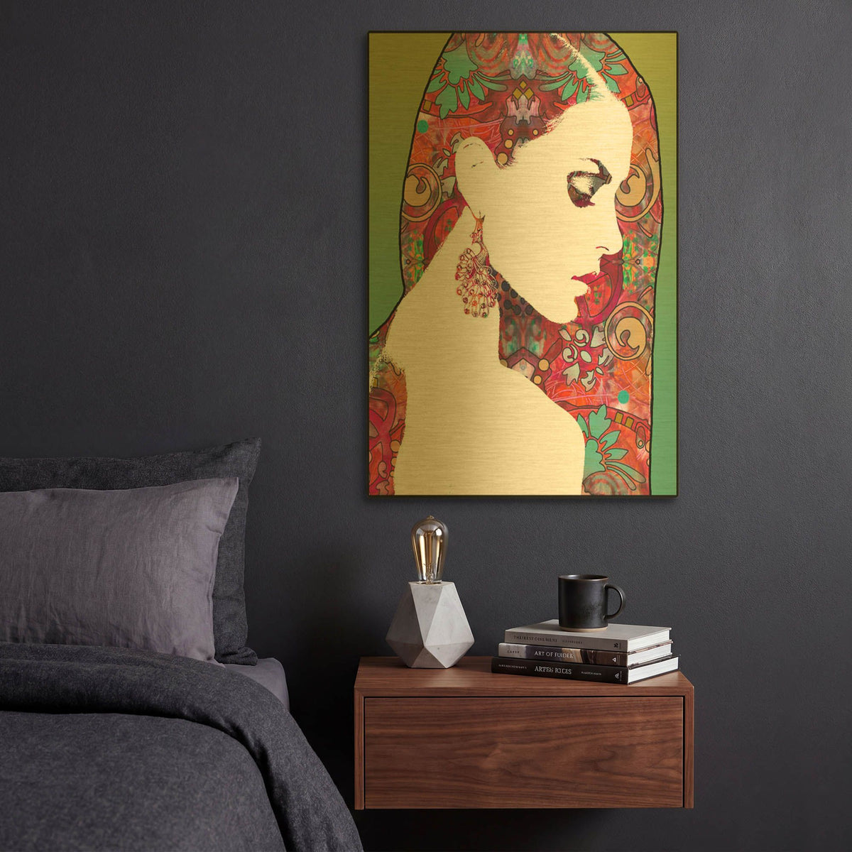 'Majestic' By Dean Russo Gold Metal Wall Art