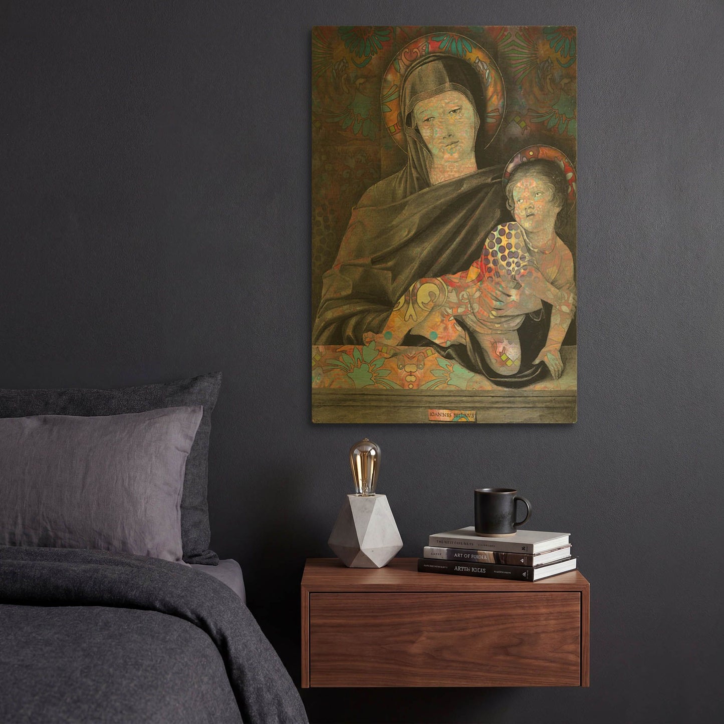 'Madonna And Child' By Dean Russo Gold Metal Wall Art