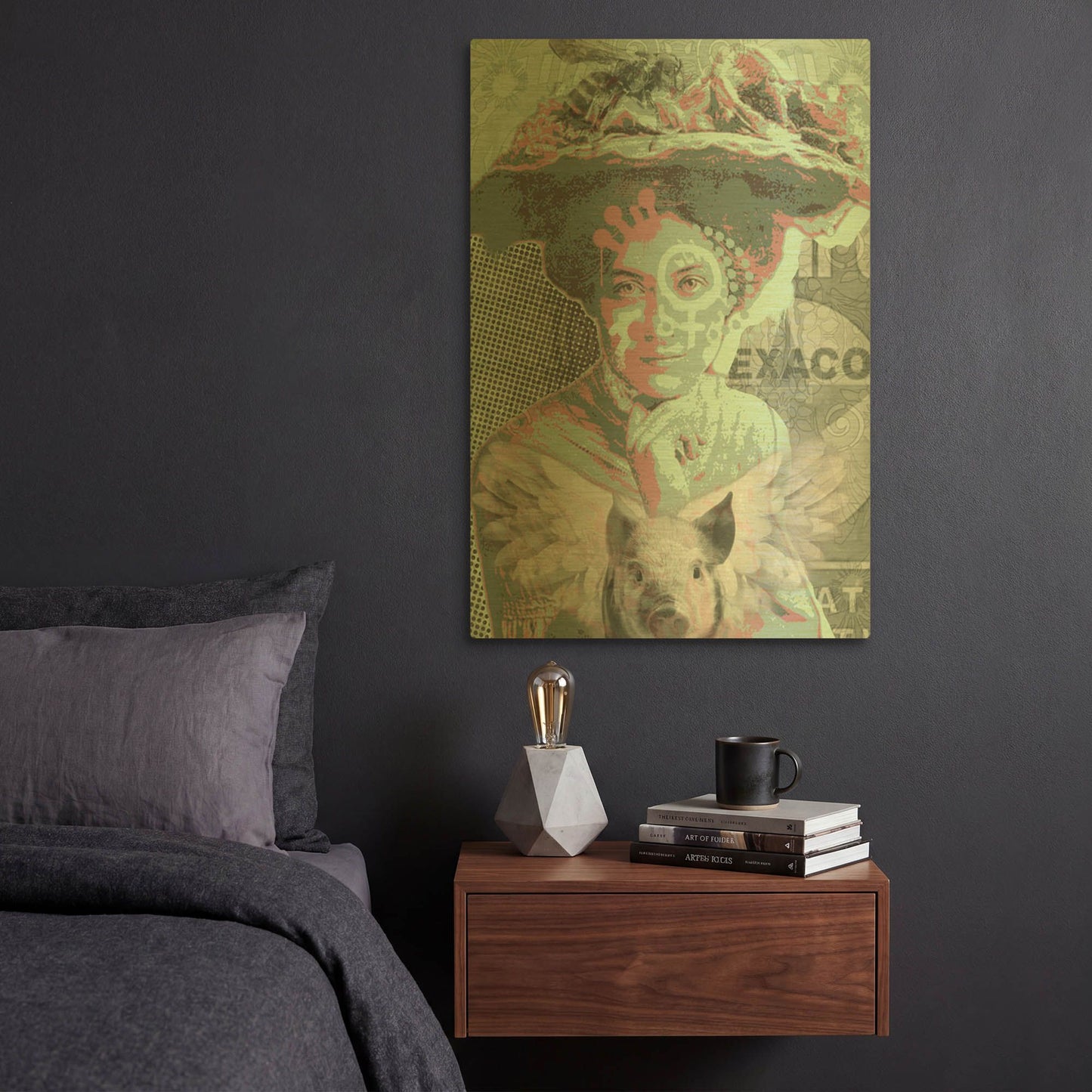 'Sweetheart Of The Rodeo' By Dean Russo Gold Metal Wall Art