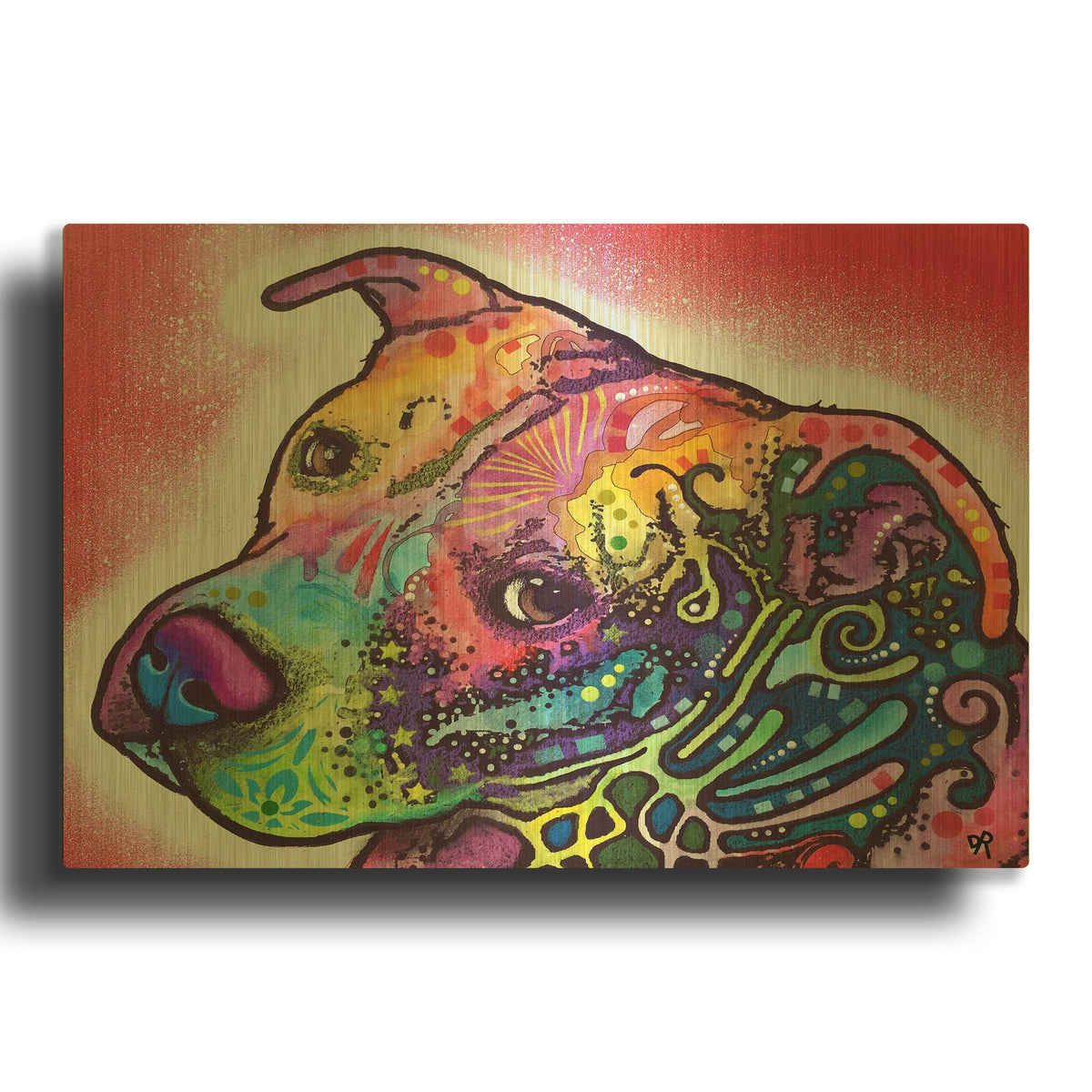 'How I See It' By Dean Russo Gold Metal Wall Art