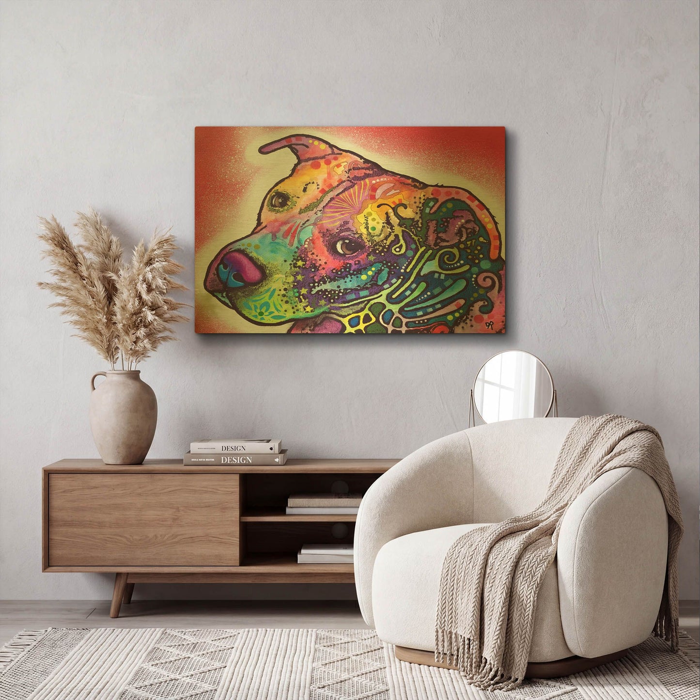 'How I See It' By Dean Russo Gold Metal Wall Art