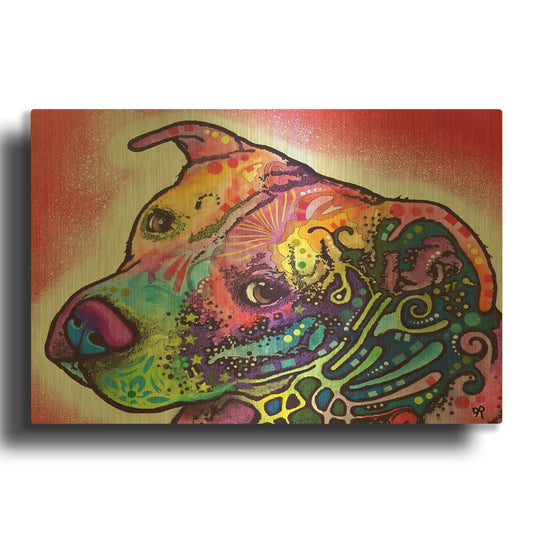 'How I See It' By Dean Russo Gold Metal Wall Art