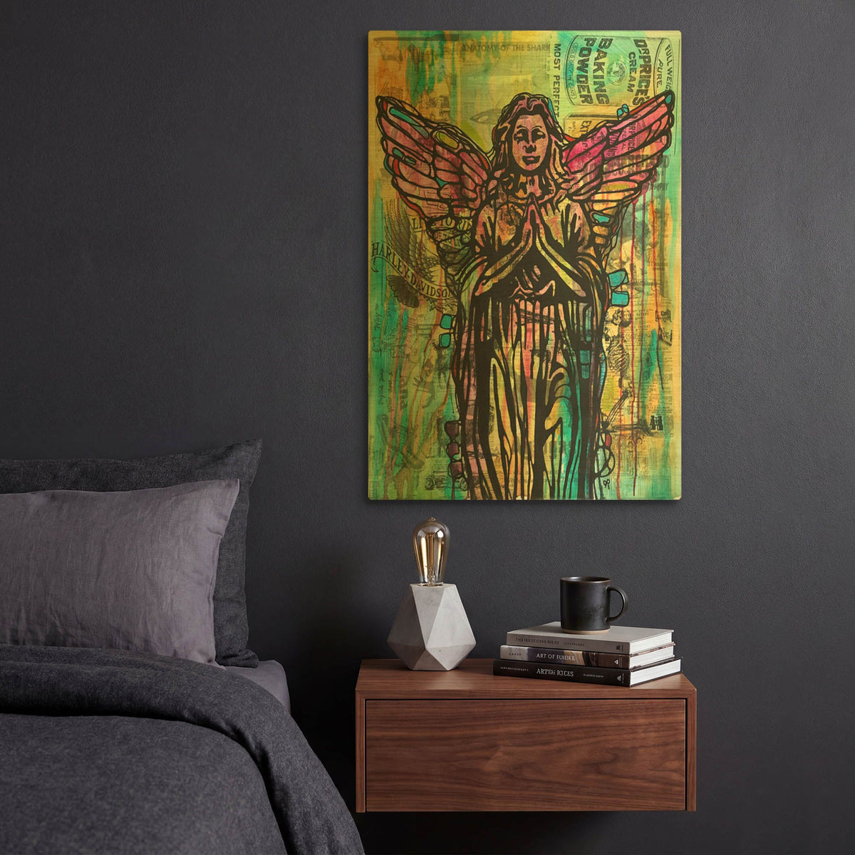 'Most Perfect Angel' By Dean Russo Gold Metal Wall Art