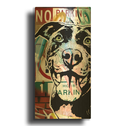 'Ms Understood No Parking' By Dean Russo Gold Metal Wall Art