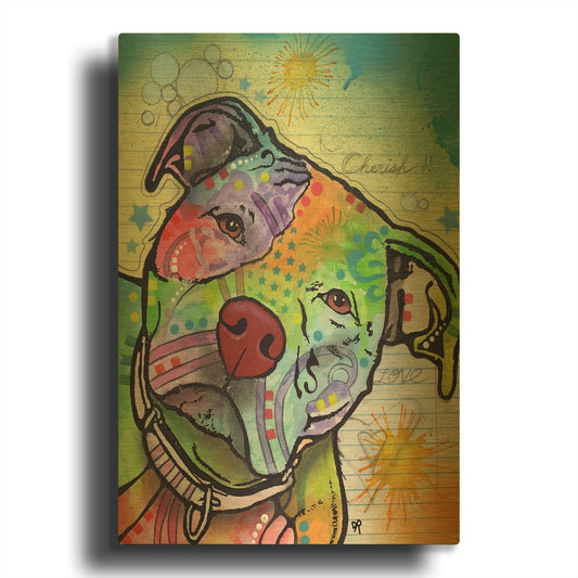 'Scholar' By Dean Russo Gold Metal Wall Art