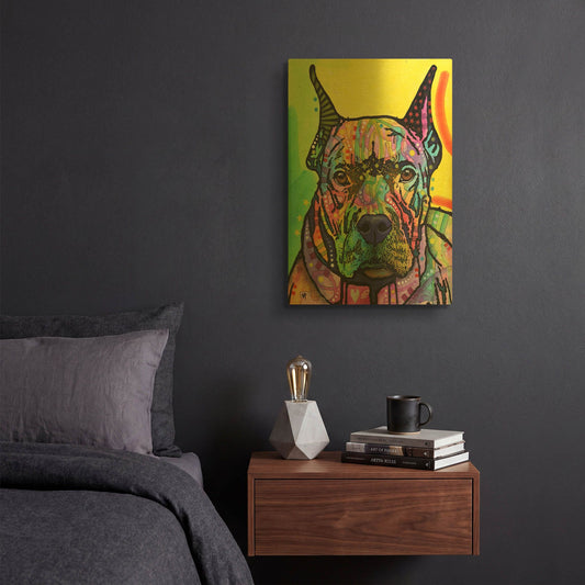 'Stare Down' By Dean Russo Gold Metal Wall Art
