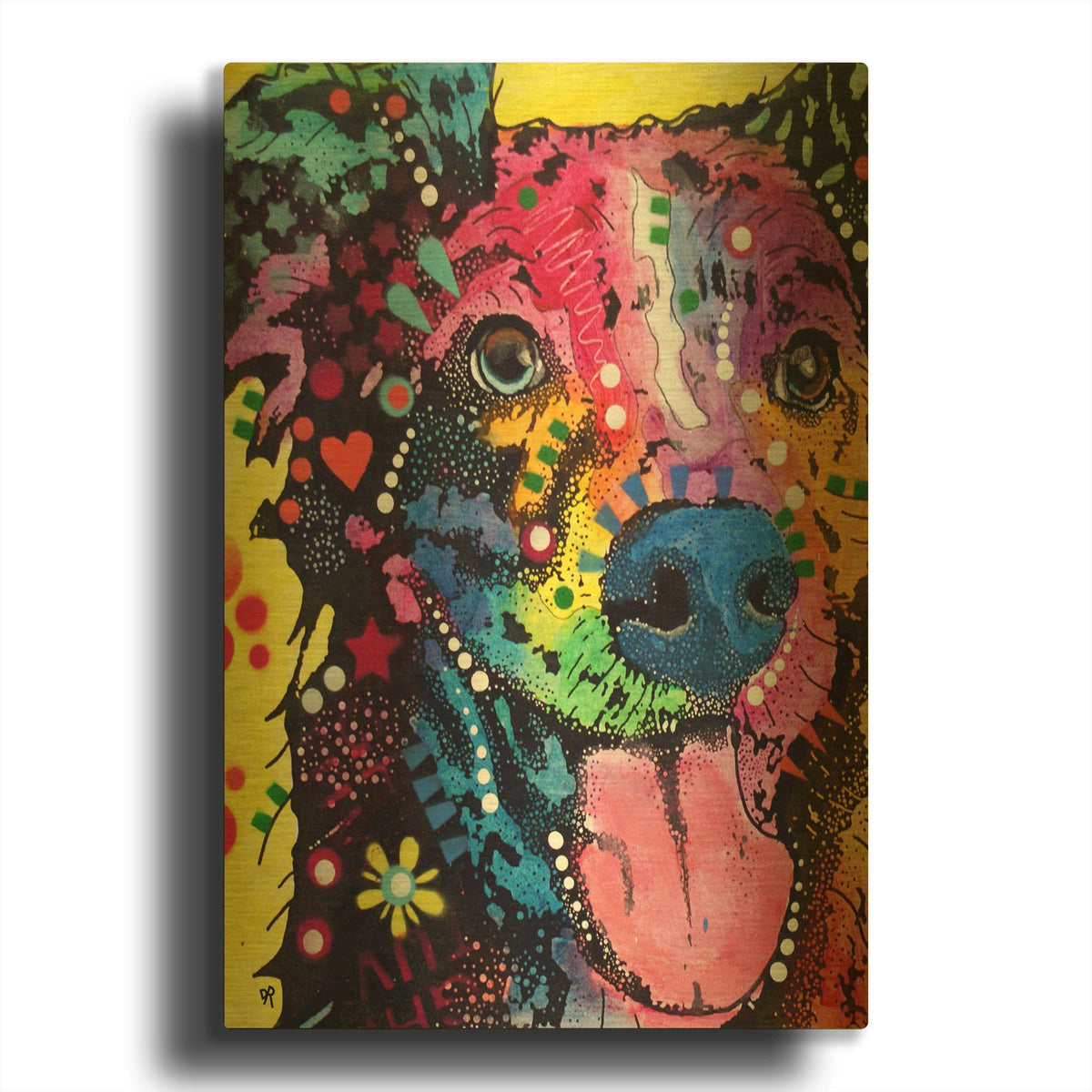 'Aussome' By Dean Russo Gold Metal Wall Art