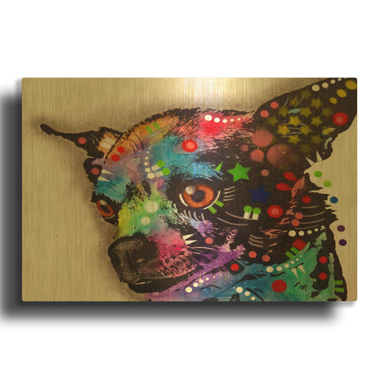 'Chichi' By Dean Russo Gold Metal Wall Art