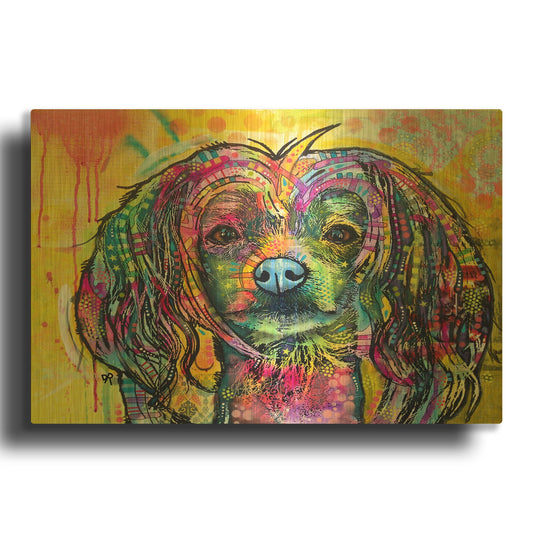 'Chinese Crusted' By Dean Russo Gold Metal Wall Art