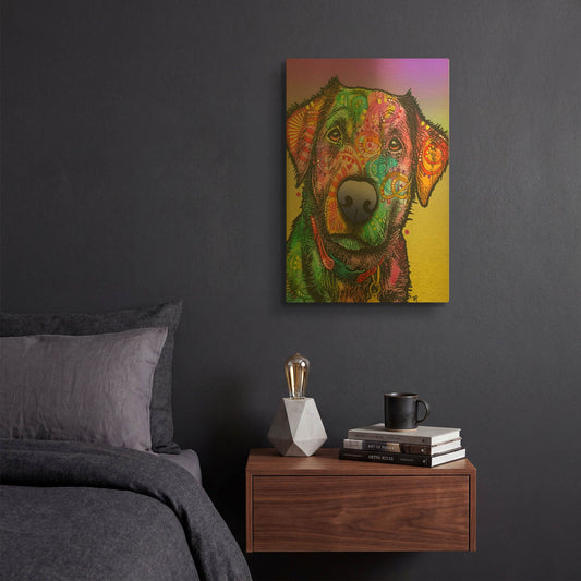 'Far Side' By Dean Russo Gold Metal Wall Art
