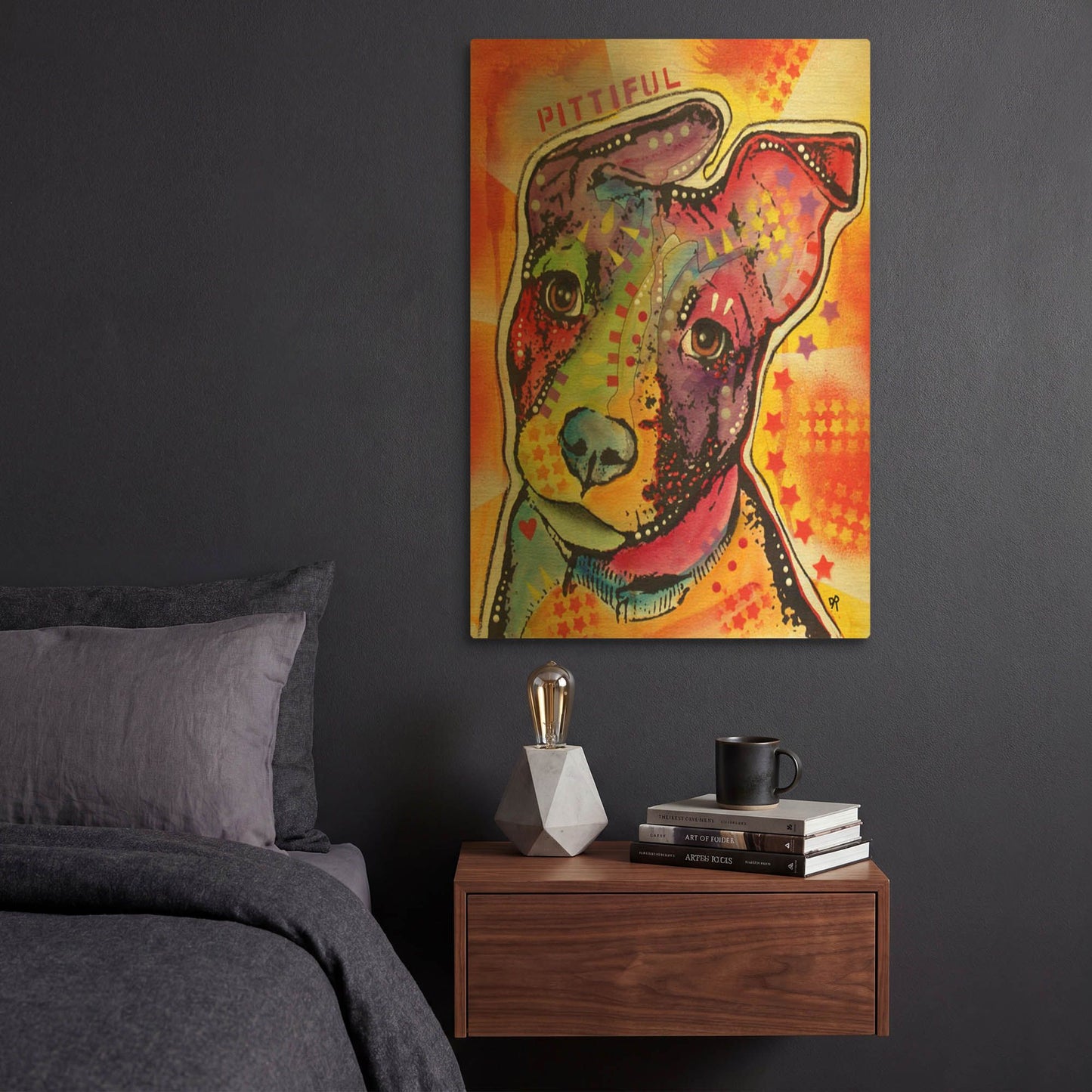 'Pittiful' By Dean Russo Gold Metal Wall Art