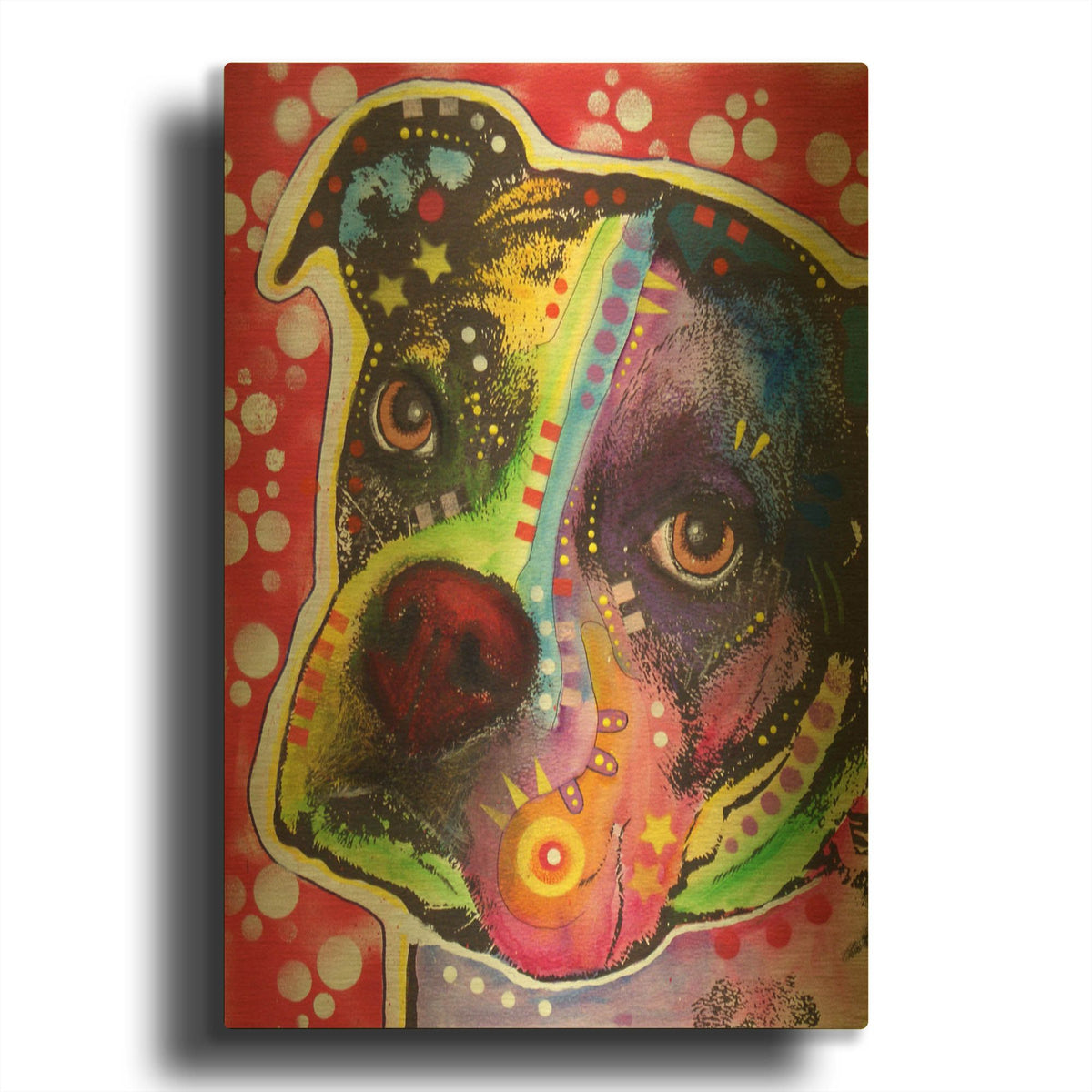'The Young Boxer' By Dean Russo Gold Metal Wall Art