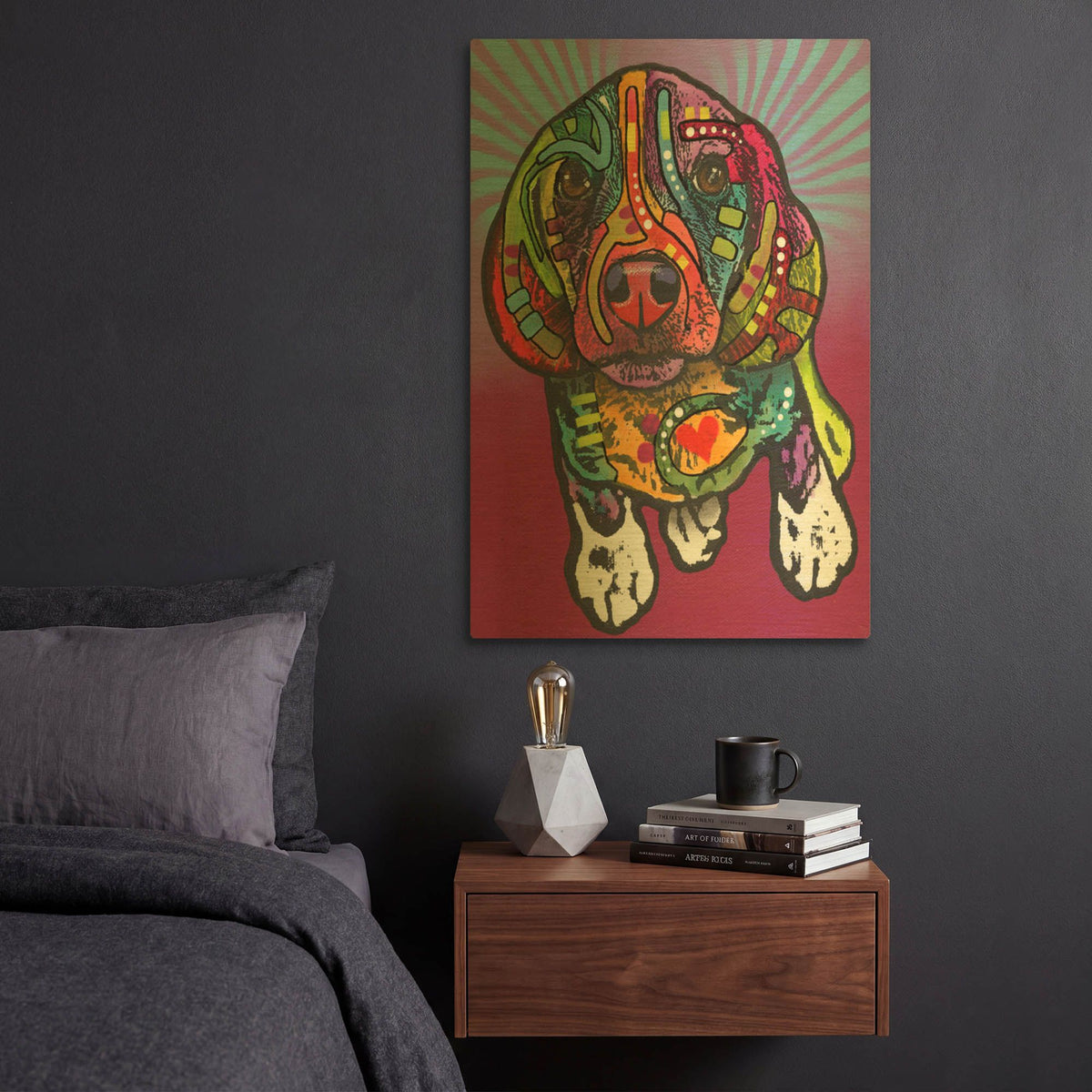 'Archie' By Dean Russo Gold Metal Wall Art