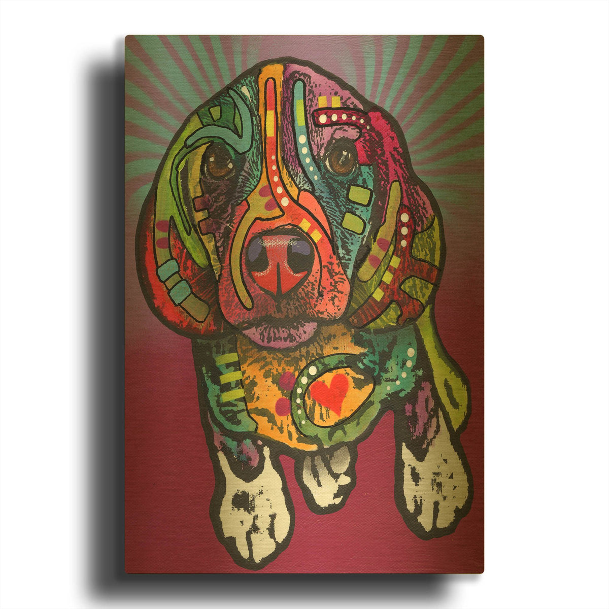 'Archie' By Dean Russo Gold Metal Wall Art