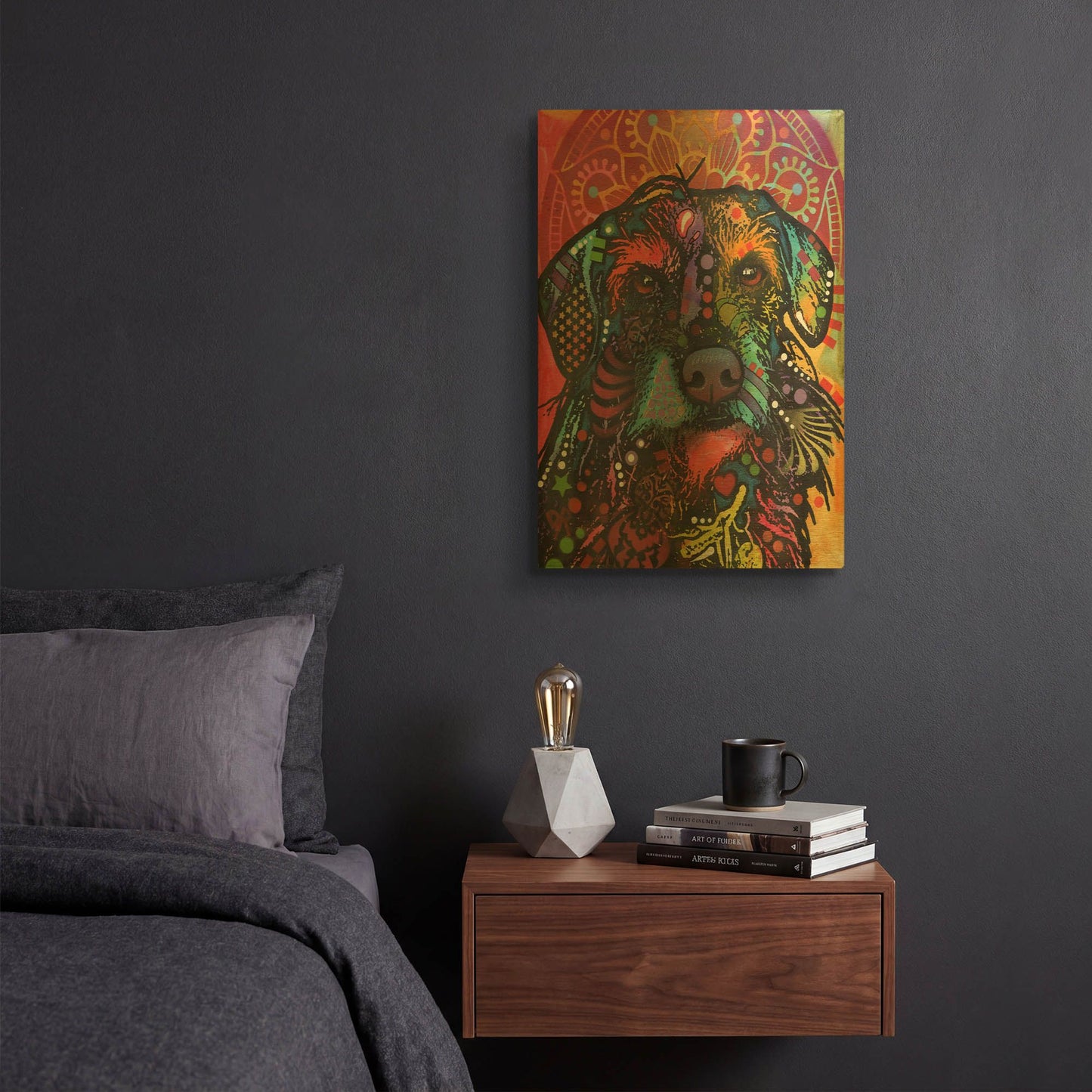 'Clyde' By Dean Russo Gold Metal Wall Art