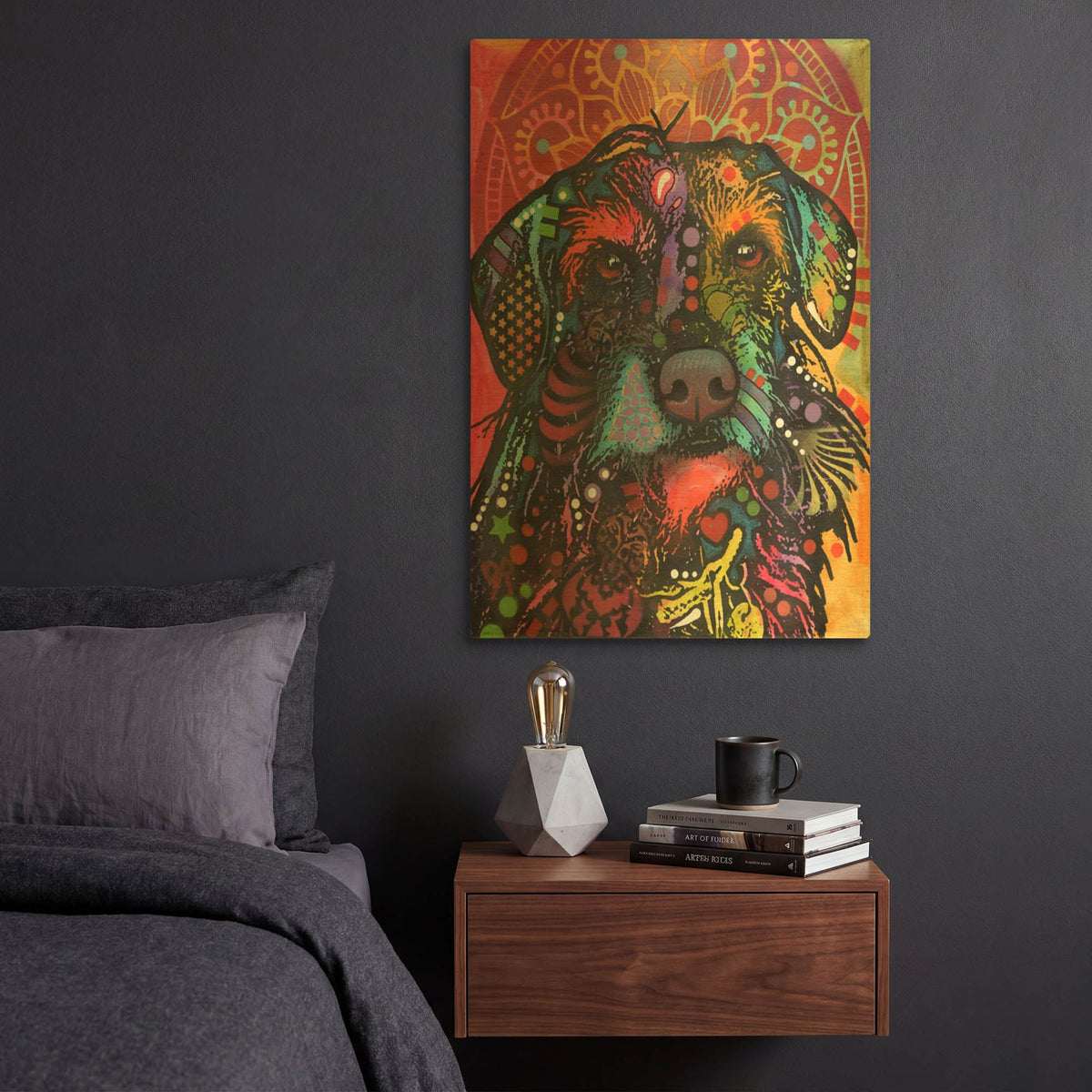 'Clyde' By Dean Russo Gold Metal Wall Art