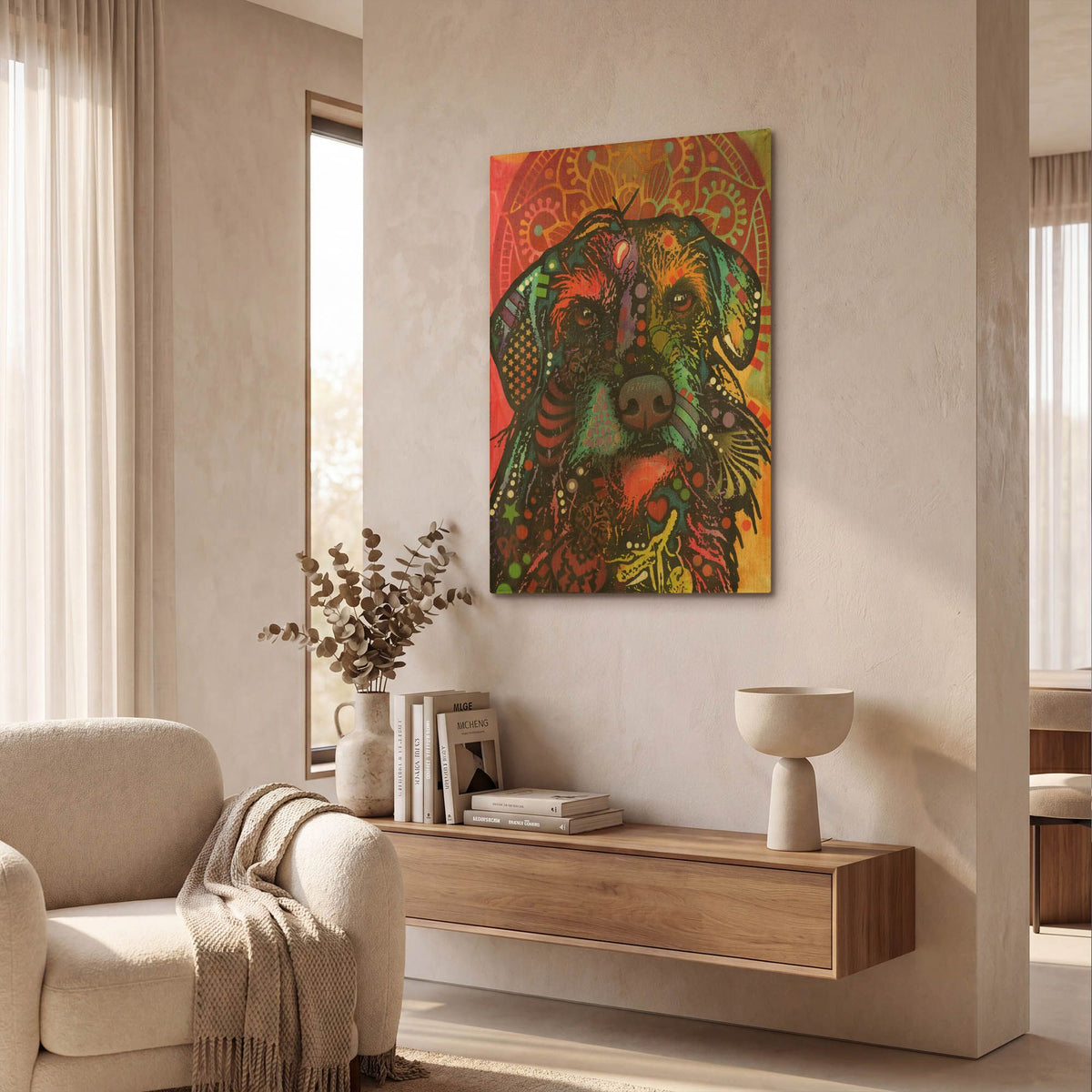 'Clyde' By Dean Russo Gold Metal Wall Art