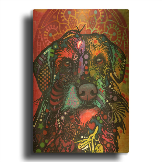 'Clyde' By Dean Russo Gold Metal Wall Art