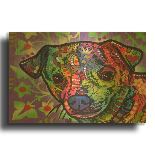 'Farley' By Dean Russo Gold Metal Wall Art