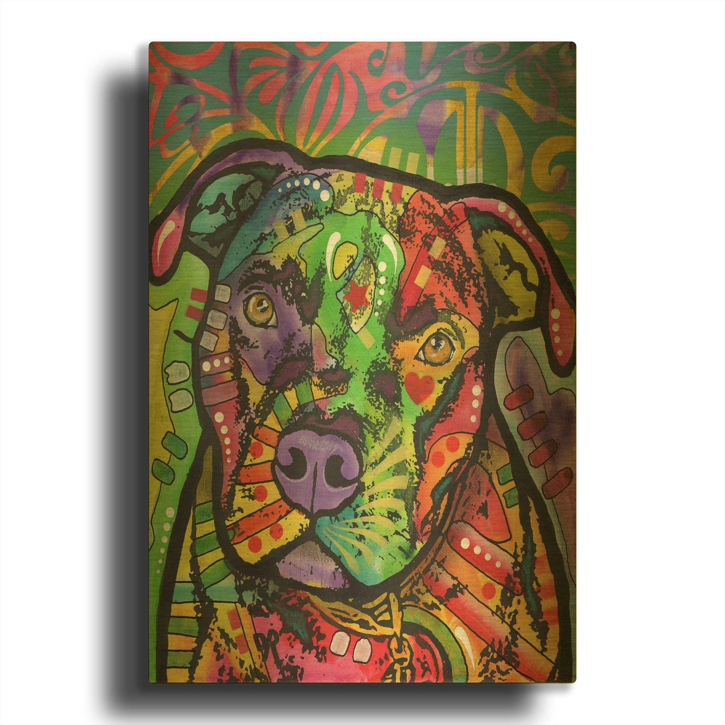'Hank' By Dean Russo Gold Metal Wall Art