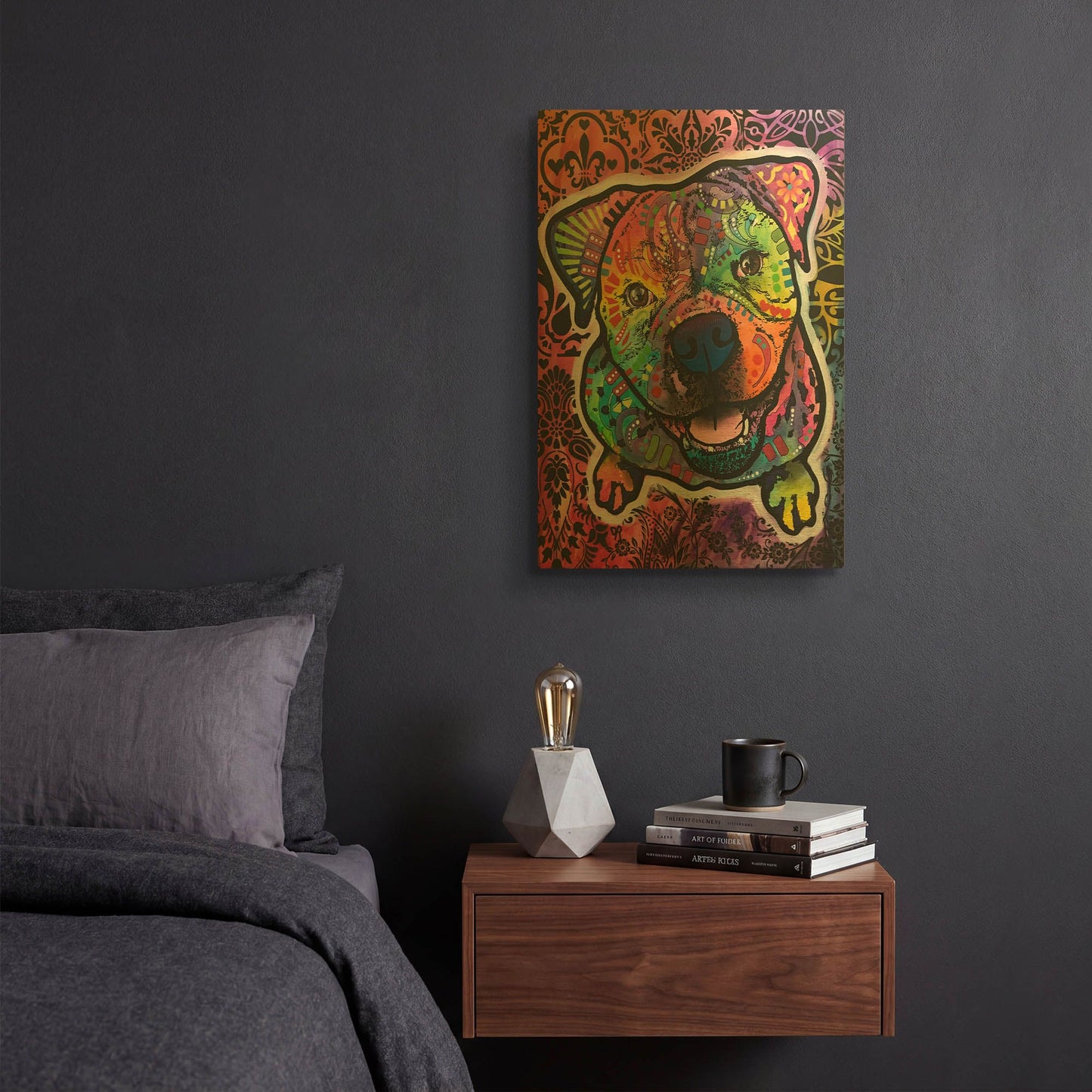 'Pete' By Dean Russo Gold Metal Wall Art