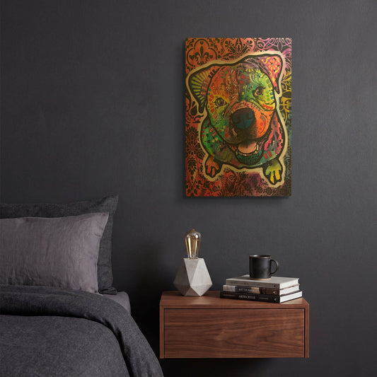 'Pete' By Dean Russo Gold Metal Wall Art